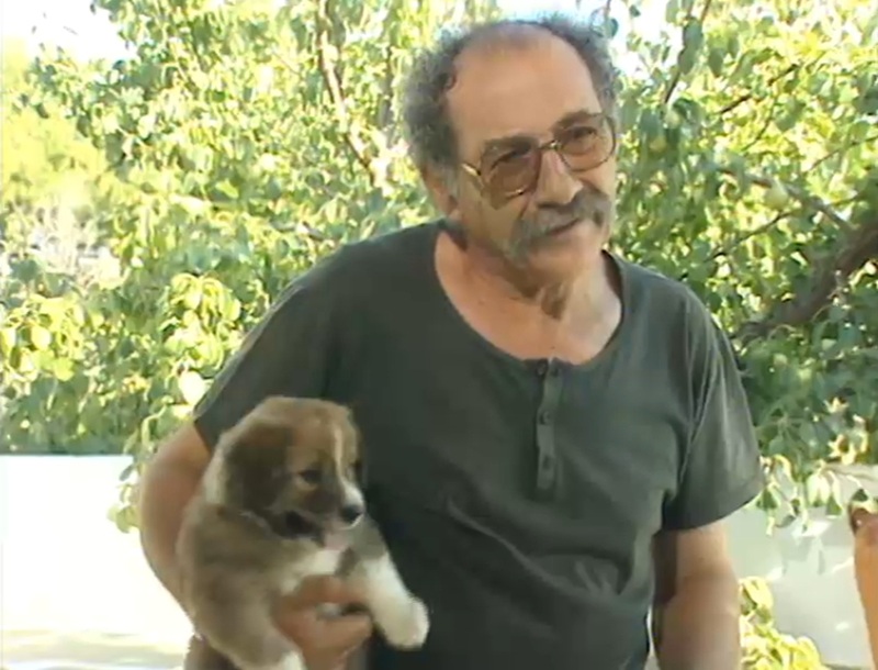 Ο Χρόνης Μίσσιος μιλά για τα αδέσποτα ζώα, στο Αρχείο της ΕΡΤ