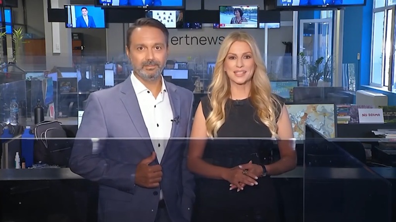 «Live Now» με τον Γιώργο Κακούση και τη Νικολέτα Κρητικού στο ΕΡΤ News