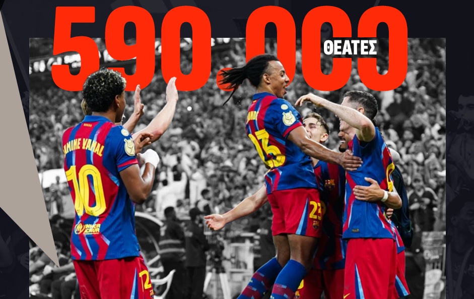 Εμείς είδαμε το Μπαρτσελόνα-Ρεάλ Μαδρίτης από το YouTube του Athletiko