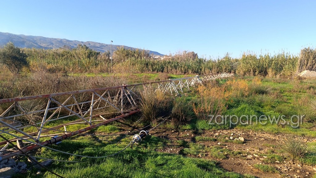 Δολιοφθορά στον ιστό μεσαίων της ΕΡΤ Χανίων στη Σούδα